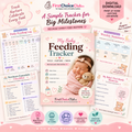FirstChoiceClub Newborn Feeding Tracker – 4-Week Baby Feeding Log